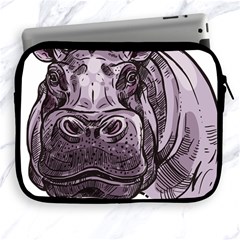 Hippopotamus Animal Wildlife Hippo Apple Ipad 2/3/4 Zipper Cases by Semog4