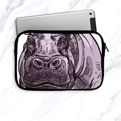 Hippopotamus Animal Wildlife Hippo Apple Ipad Mini Zipper Cases by Semog4