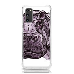 Hippopotamus Animal Wildlife Hippo Samsung Galaxy S20 6 2 Inch Tpu Uv Case by Semog4