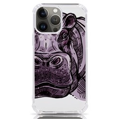 Hippopotamus Animal Wildlife Hippo Iphone 13 Pro Max Tpu Uv Print Case