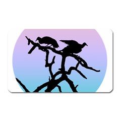 Birds Bird Vultures Tree Branches Magnet (rectangular) by Semog4