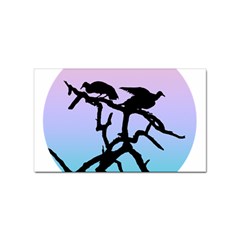 Birds Bird Vultures Tree Branches Sticker Rectangular (10 Pack) by Semog4