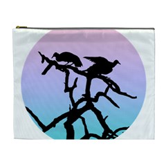 Birds Bird Vultures Tree Branches Cosmetic Bag (xl) by Semog4