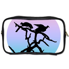 Birds Bird Vultures Tree Branches Toiletries Bag (two Sides) by Semog4