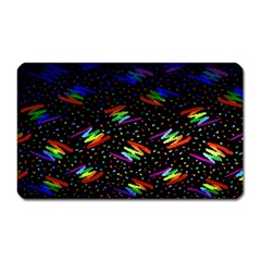 Rainbows Pixel Pattern Magnet (rectangular) by Semog4