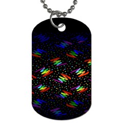 Rainbows Pixel Pattern Dog Tag (one Side) by Semog4