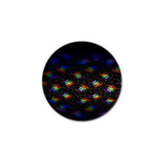 Rainbows Pixel Pattern Golf Ball Marker (10 Pack) by Semog4