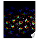 Rainbows Pixel Pattern Canvas 20  x 24  19.57 x23.15  Canvas - 1