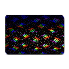 Rainbows Pixel Pattern Small Doormat by Semog4