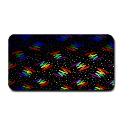 Rainbows Pixel Pattern Medium Bar Mat by Semog4