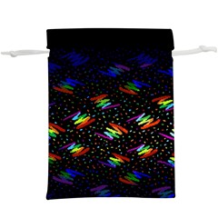 Rainbows Pixel Pattern Lightweight Drawstring Pouch (xl) by Semog4