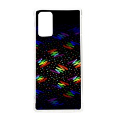 Rainbows Pixel Pattern Samsung Galaxy Note 20 Tpu Uv Case by Semog4