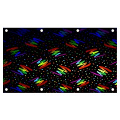 Rainbows Pixel Pattern Banner And Sign 7  X 4  by Semog4