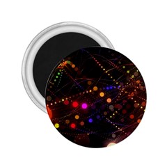 Abstract Light Star Design Laser Light Emitting Diode 2 25  Magnets by Semog4