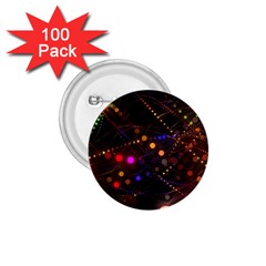 Abstract Light Star Design Laser Light Emitting Diode 1 75  Buttons (100 Pack)  by Semog4