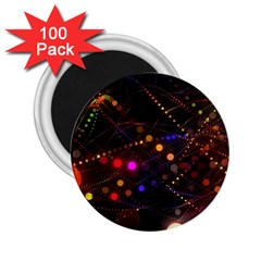 Abstract Light Star Design Laser Light Emitting Diode 2 25  Magnets (100 Pack)  by Semog4