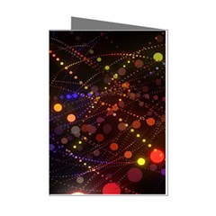 Abstract Light Star Design Laser Light Emitting Diode Mini Greeting Cards (pkg Of 8) by Semog4