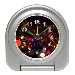 Abstract Light Star Design Laser Light Emitting Diode Travel Alarm Clock by Semog4