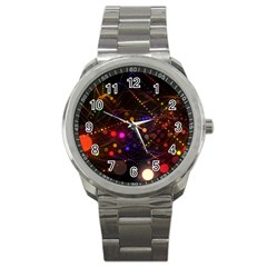 Abstract Light Star Design Laser Light Emitting Diode Sport Metal Watch by Semog4