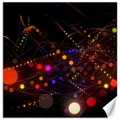 Abstract Light Star Design Laser Light Emitting Diode Canvas 20  X 20  by Semog4