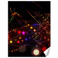 Abstract Light Star Design Laser Light Emitting Diode Canvas 36  X 48  by Semog4