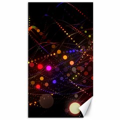 Abstract Light Star Design Laser Light Emitting Diode Canvas 40  X 72  by Semog4