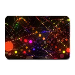 Abstract Light Star Design Laser Light Emitting Diode Plate Mats by Semog4