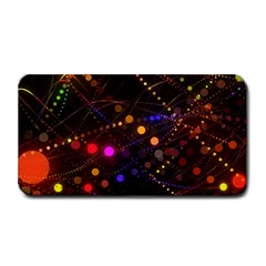 Abstract Light Star Design Laser Light Emitting Diode Medium Bar Mat by Semog4