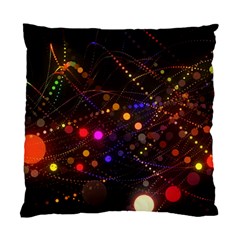 Abstract Light Star Design Laser Light Emitting Diode Standard Cushion Case (one Side) by Semog4