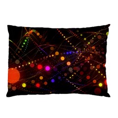 Abstract Light Star Design Laser Light Emitting Diode Pillow Case by Semog4