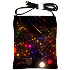 Abstract Light Star Design Laser Light Emitting Diode Shoulder Sling Bag by Semog4