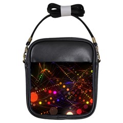 Abstract Light Star Design Laser Light Emitting Diode Girls Sling Bag by Semog4