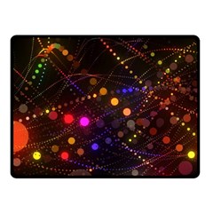 Abstract Light Star Design Laser Light Emitting Diode Fleece Blanket (small) by Semog4