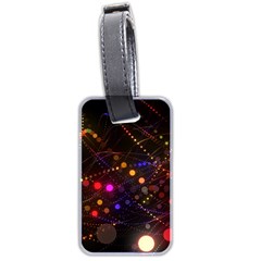 Abstract Light Star Design Laser Light Emitting Diode Luggage Tag (two Sides) by Semog4