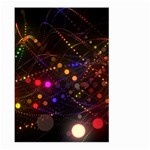 Abstract Light Star Design Laser Light Emitting Diode Large Garden Flag (Two Sides) Back