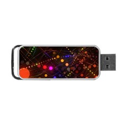 Abstract Light Star Design Laser Light Emitting Diode Portable Usb Flash (two Sides) by Semog4