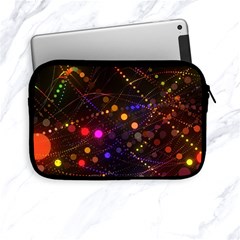 Abstract Light Star Design Laser Light Emitting Diode Apple Ipad Mini Zipper Cases by Semog4