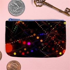 Abstract Light Star Design Laser Light Emitting Diode Large Coin Purse by Semog4