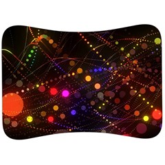 Abstract Light Star Design Laser Light Emitting Diode Velour Seat Head Rest Cushion by Semog4