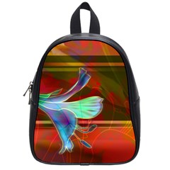 Abstract Fractal Design Digital Wallpaper Graphic Backdrop School Bag (small)