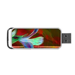 Abstract Fractal Design Digital Wallpaper Graphic Backdrop Portable Usb Flash (one Side) by Semog4