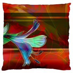 Abstract Fractal Design Digital Wallpaper Graphic Backdrop Standard Premium Plush Fleece Cushion Case (one Side) by Semog4