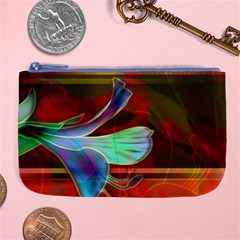 Abstract Fractal Design Digital Wallpaper Graphic Backdrop Large Coin Purse by Semog4