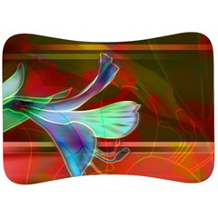 Abstract Fractal Design Digital Wallpaper Graphic Backdrop Velour Seat Head Rest Cushion by Semog4