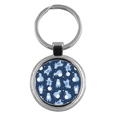 Bear Pattern Patterns Planet Animals Key Chain (round) by Semog4