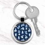 Bear Pattern Patterns Planet Animals Key Chain (Round) Front