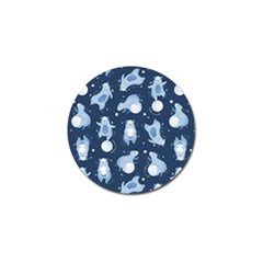 Bear Pattern Patterns Planet Animals Golf Ball Marker (4 pack)