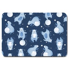 Bear Pattern Patterns Planet Animals Large Doormat by Semog4