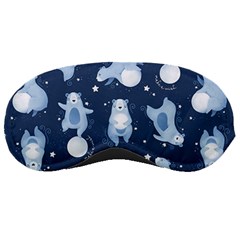 Bear Pattern Patterns Planet Animals Sleeping Mask by Semog4