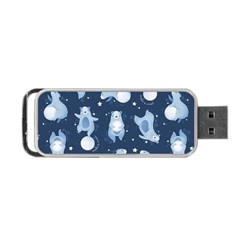 Bear Pattern Patterns Planet Animals Portable Usb Flash (one Side) by Semog4